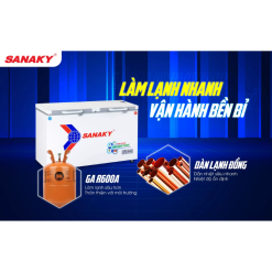 Dàn lạnh bằng đồng tủ đông Sanaky VH-6699W4K