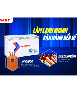 Dàn lạnh bằng đồng tủ đông Sanaky VH-6699W4K