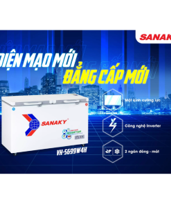 Diện mạo mới của dòng tủ mặt kính cường lực Sanaky VH-5699W4K