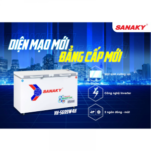 Diện mạo mới của dòng tủ mặt kính cường lực Sanaky VH-5699W4K