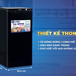 Kích thước tủ đông Sanaky VH-180VD3