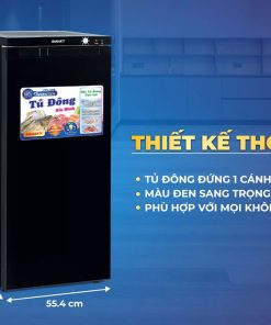 Kích thước tủ đông Sanaky VH-180VD3