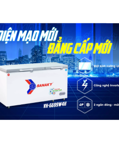 Kiểu dáng thiết kế mới của tủ Sanaky VH-6699W4K