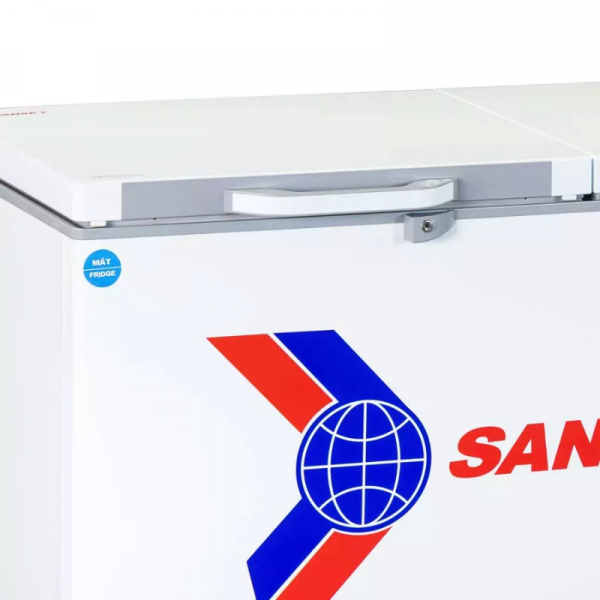Kính cường lực màu trắng sữa của dòng tủ Sanaky VH-6699W4K