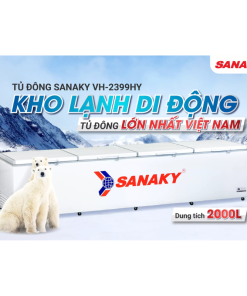 Dung tích tổng 2000 lít Sanaky VH-2399HY