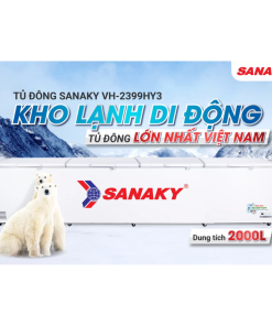 Tủ đông Sanaky VH-2399HY3 dung tích 2000 lít