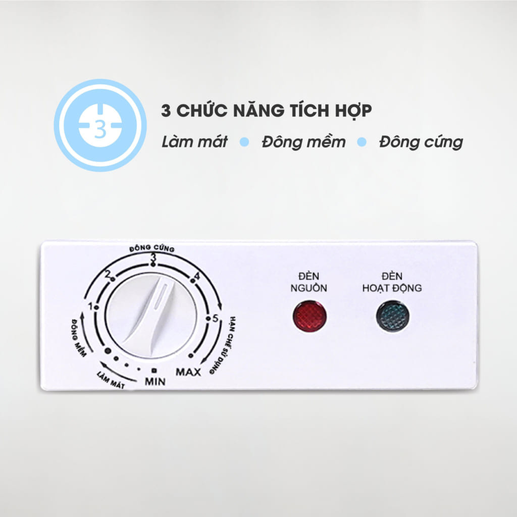 Chức năng tiêu biểu tủ đông Sanaky loại 1 ngăn