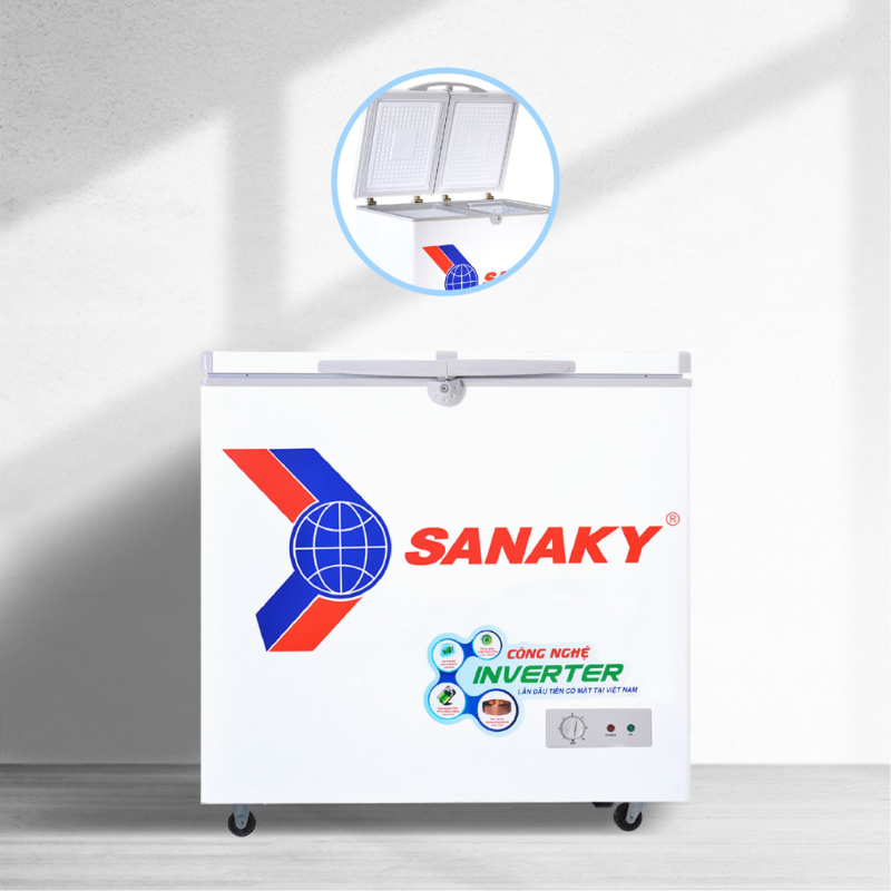 Nắp tủ đông Sanaky VH-2899A1