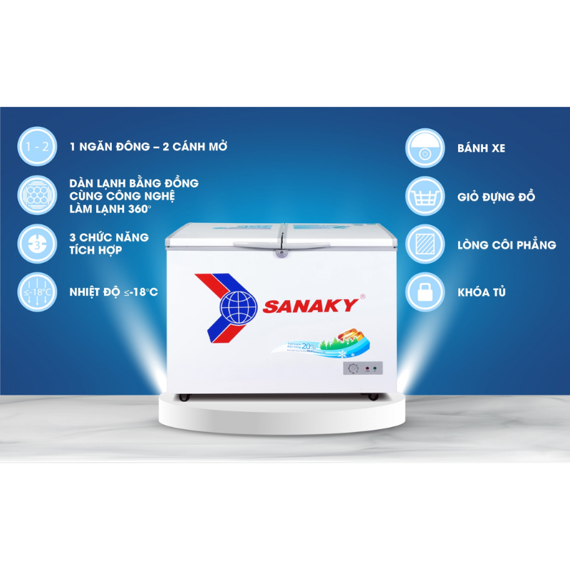 Tính năng của tủ Sanaky VH-2899A1