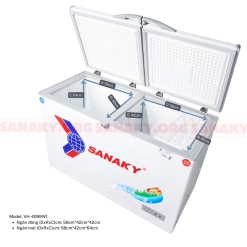 Kích thước lòng trong tủ đông dàn đồng Sanaky VH-4099W1