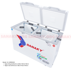 Kích thước lòng trong tủ đông Sanaky VH-4099W4K