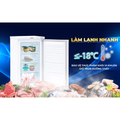 Nhiệt độ làm lạnh tủ đông Sanaky VH-160VD