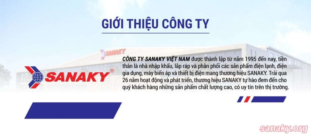 Giới thiệu thương hiệu Sanaky Việt Nam