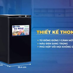 Thiết kế tủ đông đứng Sanaky VH-160VD3