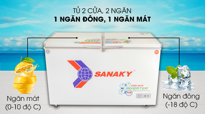 Sanaky VH-4099W3 2 ngăn 2 cánh