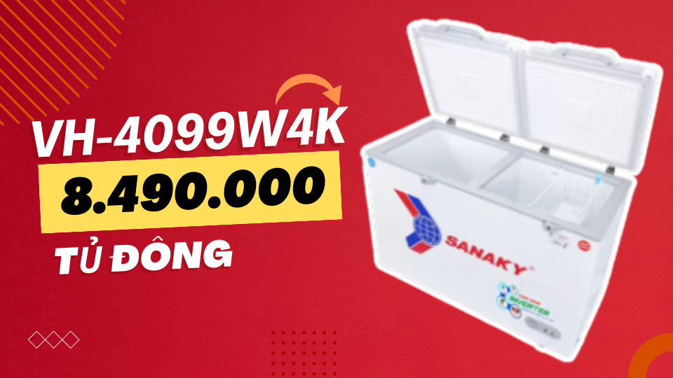 Top tủ sanaky bán chạy tháng 09/2023 VH-4099W4K