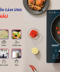8 chế độ nấu bếp từ đơn Sanaky SNK-2303BT