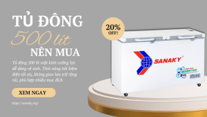 Tủ đông 500 lít nên mua sau dịp Tết