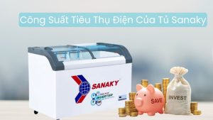 Công Suất Tiêu Thụ Điện Của Tủ Sanaky