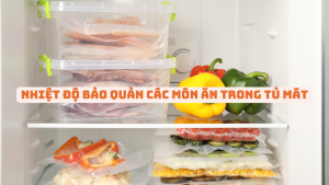 Nhiệt Độ Bảo Quản Các Món Ăn Trong Tủ Mát