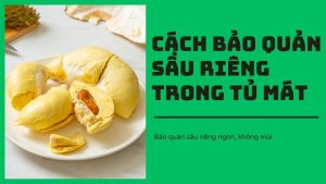 Cách Bảo Quản Sầu Riêng Trong Tủ Mát