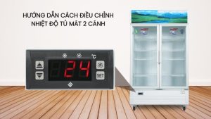 Hướng Dẫn Cách Điều Chỉnh Nhiệt Độ Tủ Mát 2 Cánh