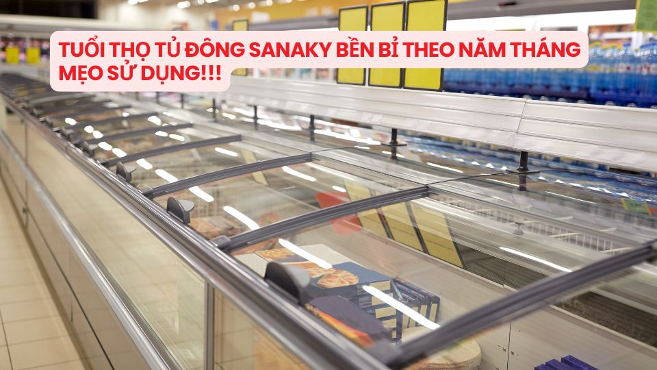 Tuổi thọ tủ đông Sanaky Bền bỉ theo năm tháng