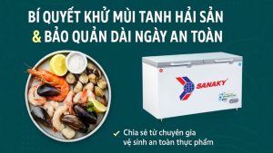 Bí quyết khử mùi tanh hải sản & bảo quản dài ngày an toàn