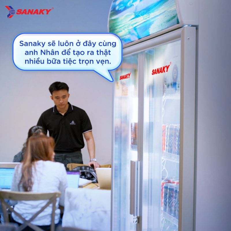 Sanaky sẽ luôn ở đây cùng anh Nhân để tạo ra thật nhiều bữa tiệc trọn vẹn