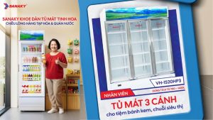 Tủ Mát Vàng Cho Cửa Hàng - VH-1520HP3