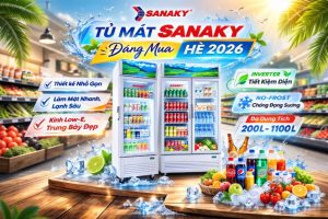 Tủ mát Sanaky đáng mua hè 2026