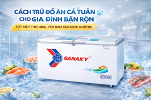 Cách lưu trữ thực phẩm cho gia đình bận rộn