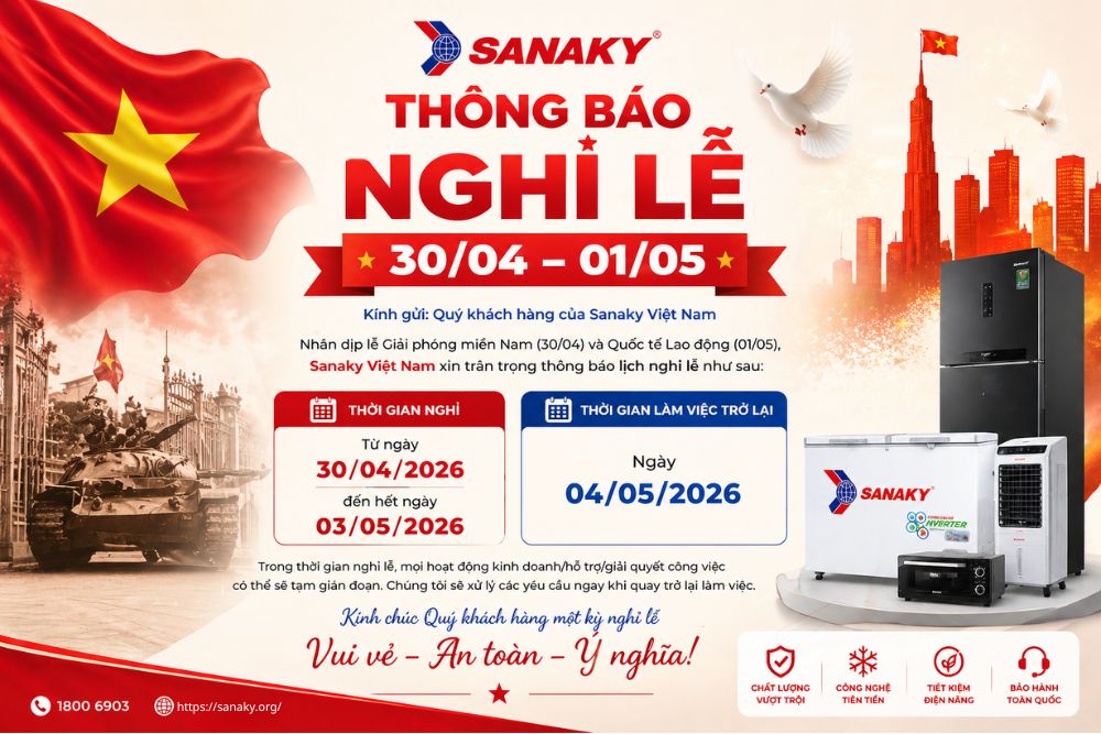 Thông Báo Nghỉ Lễ 30-04