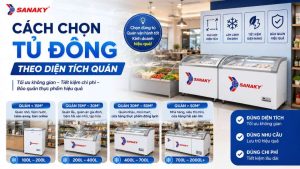 Cách Chọn Tủ Đông Theo Diện Tích Quán