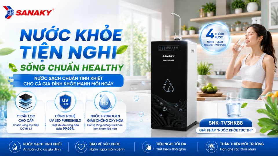 Nước Khỏe Tiện Nghi – Xu Hướng Sống Healthy Trong Thời Đại Mới