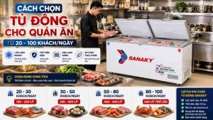 Cách Chọn Tủ Đông Cho Quán Ăn Tránh Mua Thừa, Tránh Mua Thiếu