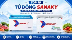 Top 10 tủ đông Sanaky đáng mua nhất tháng 082026