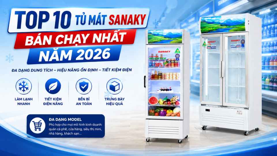 Top 10 Tủ Mát Sanaky Bán Chạy Nhất Năm 2026