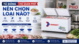 Tủ Đông Cho Quán Phở Nên Chọn Loại Nào