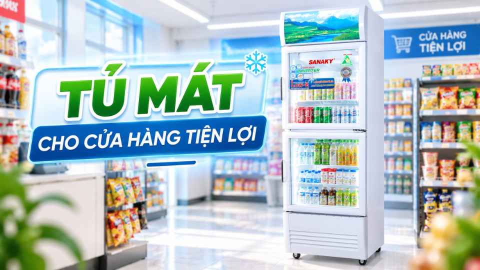 Tủ Mát Cho Cửa Hàng Tiện Lợi Nên Chọn Loại Nào